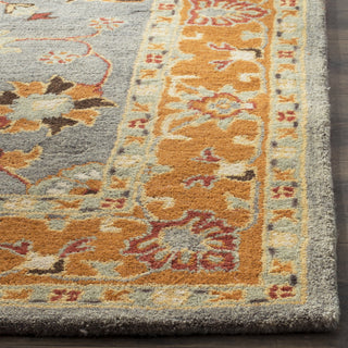 Safavieh Heritage 401 Blue/Orange Area Rug Detail