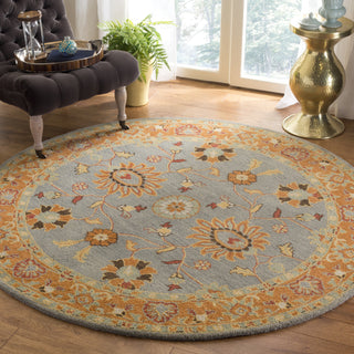 Safavieh Heritage 401 Blue/Orange Area Rug Room Scene