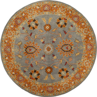 Safavieh Heritage 401 Blue/Orange Area Rug Round