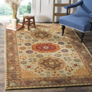 Safavieh Heritage 402 Beige/Multi Area Rug Room Scene Feature