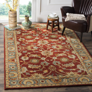 Safavieh Heritage 403 Red/Blue Area Rug Room Scene Feature