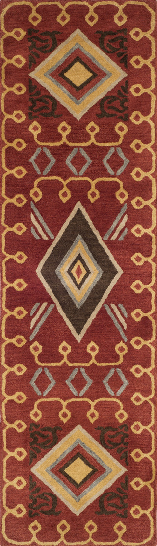 Safavieh Heritage 404 Red/Multi Area Rug Runner