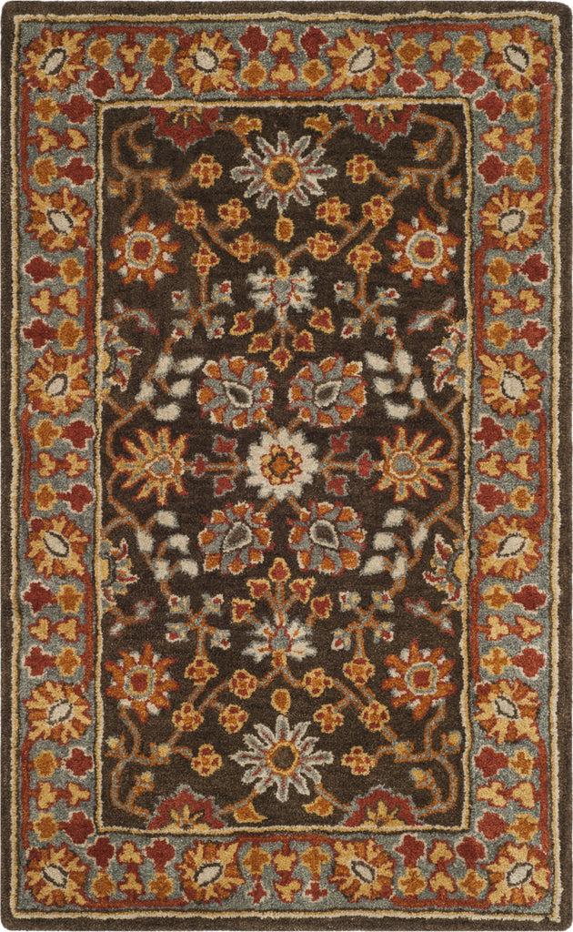Safavieh Heritage 405 Charcoal/Blue Area Rug main image