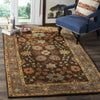 Safavieh Heritage 405 Charcoal/Blue Area Rug Room Scene Feature