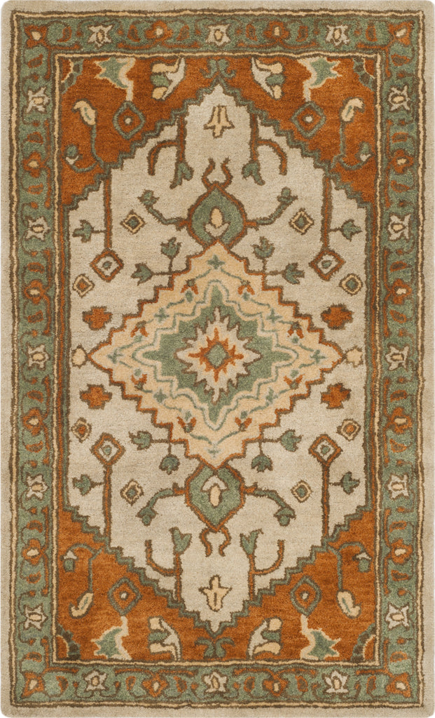 Safavieh Heritage 406 Light Blue/Rust Area Rug main image