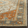 Safavieh Heritage 406 Light Blue/Rust Area Rug Detail