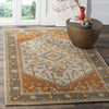 Safavieh Heritage 406 Light Blue/Rust Area Rug Room Scene Feature
