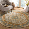Safavieh Heritage 406 Light Blue/Rust Area Rug Room Scene