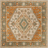 Safavieh Heritage 406 Light Blue/Rust Area Rug Square