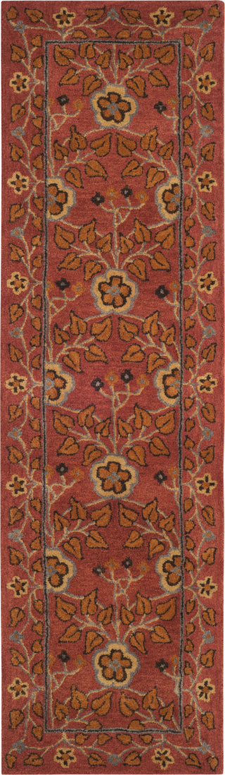 Safavieh Heritage 407 Red/Multi Area Rug Runner