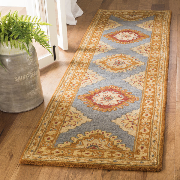 Safavieh Heritage 408 Blue/Rust Area Rug – Incredible Rugs and Decor