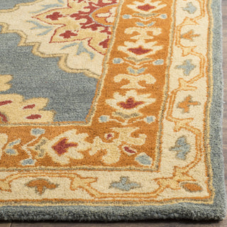 Safavieh Heritage 408 Blue/Rust Area Rug Detail