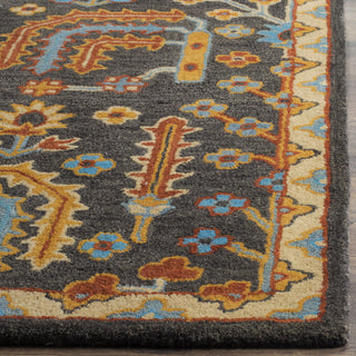 Safavieh Heritage 409 Charcoal/Multi Area Rug Detail