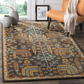 Safavieh Heritage 409 Charcoal/Multi Area Rug Room Scene Feature