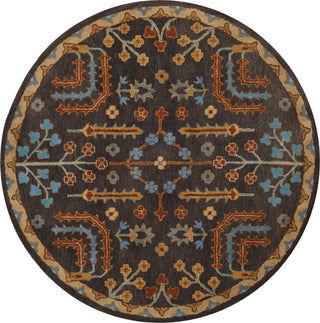 Safavieh Heritage 409 Charcoal/Multi Area Rug Round