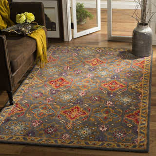 Safavieh Heritage 415 Charcoal/Multi Area Rug Room Scene Feature