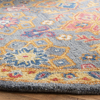 Safavieh Heritage 415 Charcoal/Multi Area Rug Detail