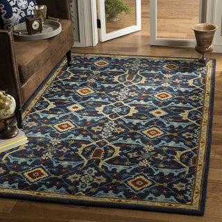 Safavieh Heritage 416 Navy/Multi Area Rug Room Scene Feature