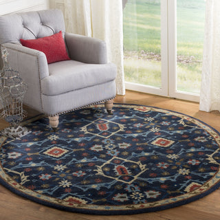 Safavieh Heritage 416 Navy/Multi Area Rug Room Scene