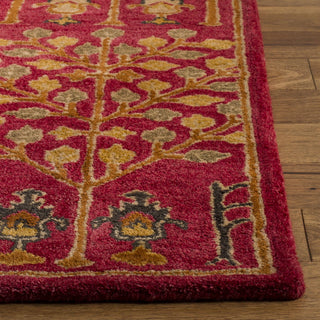 Safavieh Heritage 418 Red/Multi Area Rug Detail