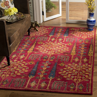 Safavieh Heritage 418 Red/Multi Area Rug Room Scene Feature