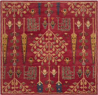 Safavieh Heritage 418 Red/Multi Area Rug Square