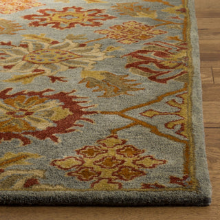 Safavieh Heritage 420 Charcoal/Multi Area Rug Detail