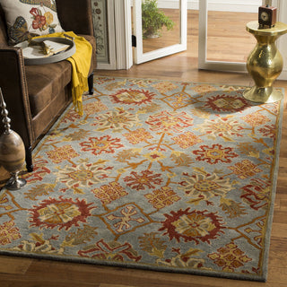 Safavieh Heritage 420 Charcoal/Multi Area Rug Room Scene Feature