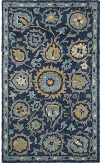 Safavieh Heritage 423 Navy/Gold Area Rug main image