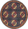 Safavieh Heritage 424 Navy/Red Area Rug Round
