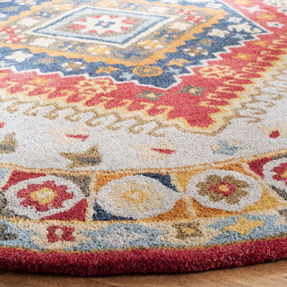 Safavieh Heritage 425 Grey/Red Area Rug Detail