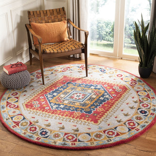 Safavieh Heritage 425 Grey/Red Area Rug Room Scene