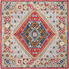 Safavieh Heritage 425 Grey/Red Area Rug Square