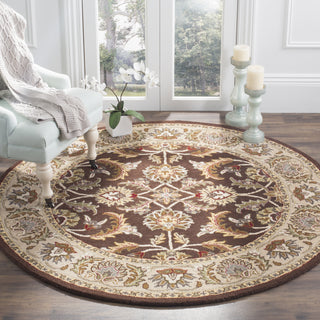 Safavieh Heritage 451 Brown/Ivory Area Rug Room Scene Feature