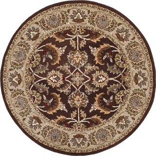 Safavieh Heritage 451 Brown/Ivory Area Rug Round