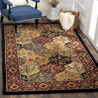 Safavieh Heritage 510 Multi/Navy Area Rug Room Scene Feature