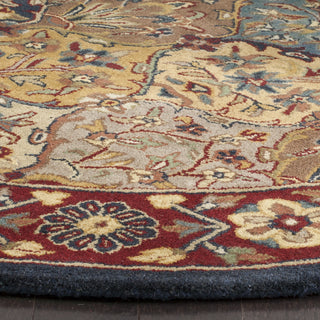 Safavieh Heritage 510 Multi/Navy Area Rug Detail