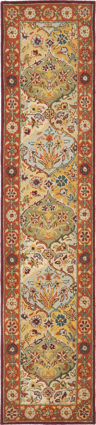 Safavieh Heritage 510 Multi/Red Area Rug 