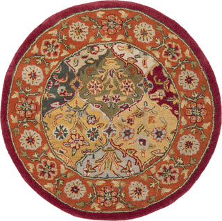 Safavieh Heritage 510 Multi/Red Area Rug Round