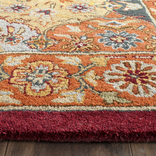 Safavieh Heritage 510 Multi/Red Area Rug Detail