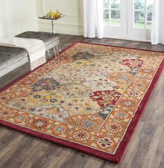 Safavieh Heritage 510 Multi/Red Area Rug Room Scene Feature