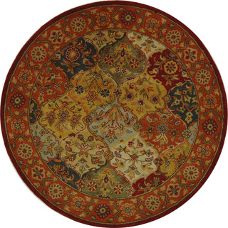 Safavieh Heritage 510 Multi/Red Area Rug Round