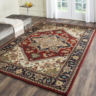 Safavieh Heritage 625 Red Area Rug Room Scene Feature