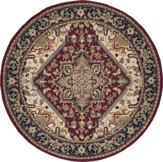 Safavieh Heritage 625 Red Area Rug Round