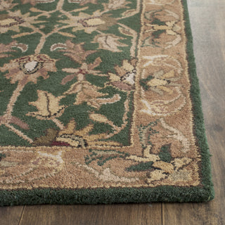 Safavieh Heritage 628 Dark Green/Gold Area Rug Detail