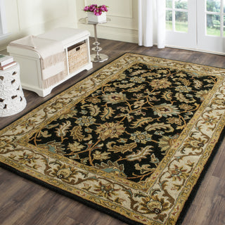 Safavieh Heritage 628 Black/Beige Area Rug Room Scene