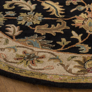 Safavieh Heritage 628 Black/Beige Area Rug Detail