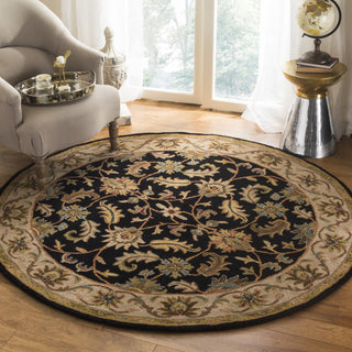 Safavieh Heritage 628 Black/Beige Area Rug Room Scene Feature