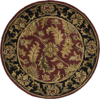 Safavieh Heritage 628 Red/Black Area Rug Round