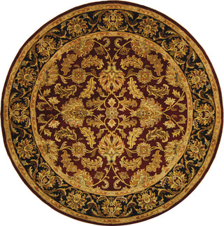 Safavieh Heritage 628 Red/Black Area Rug Round